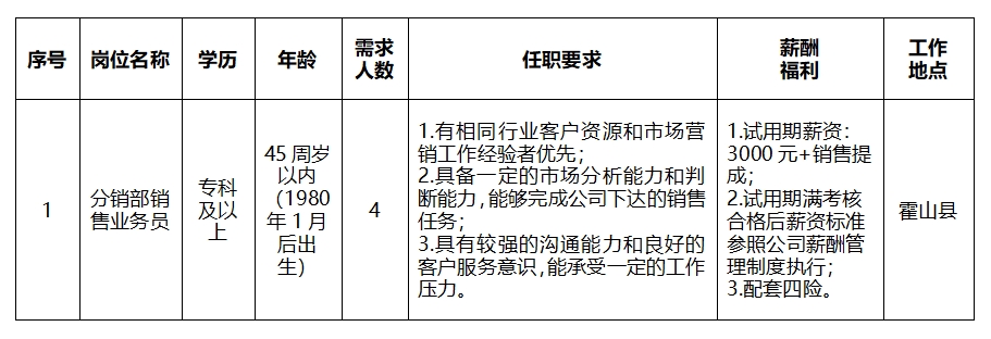 安徽大別山鄉(xiāng)村振興產(chǎn)業(yè)發(fā)展有限公司2025年招聘臨時工作人員公告（一）